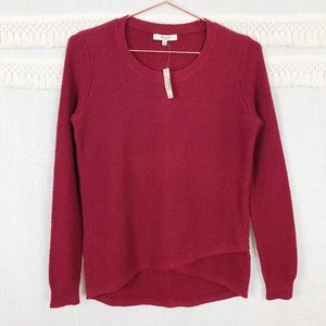Madewell | Faux Wrap Pullover Sweater | NWT | XS